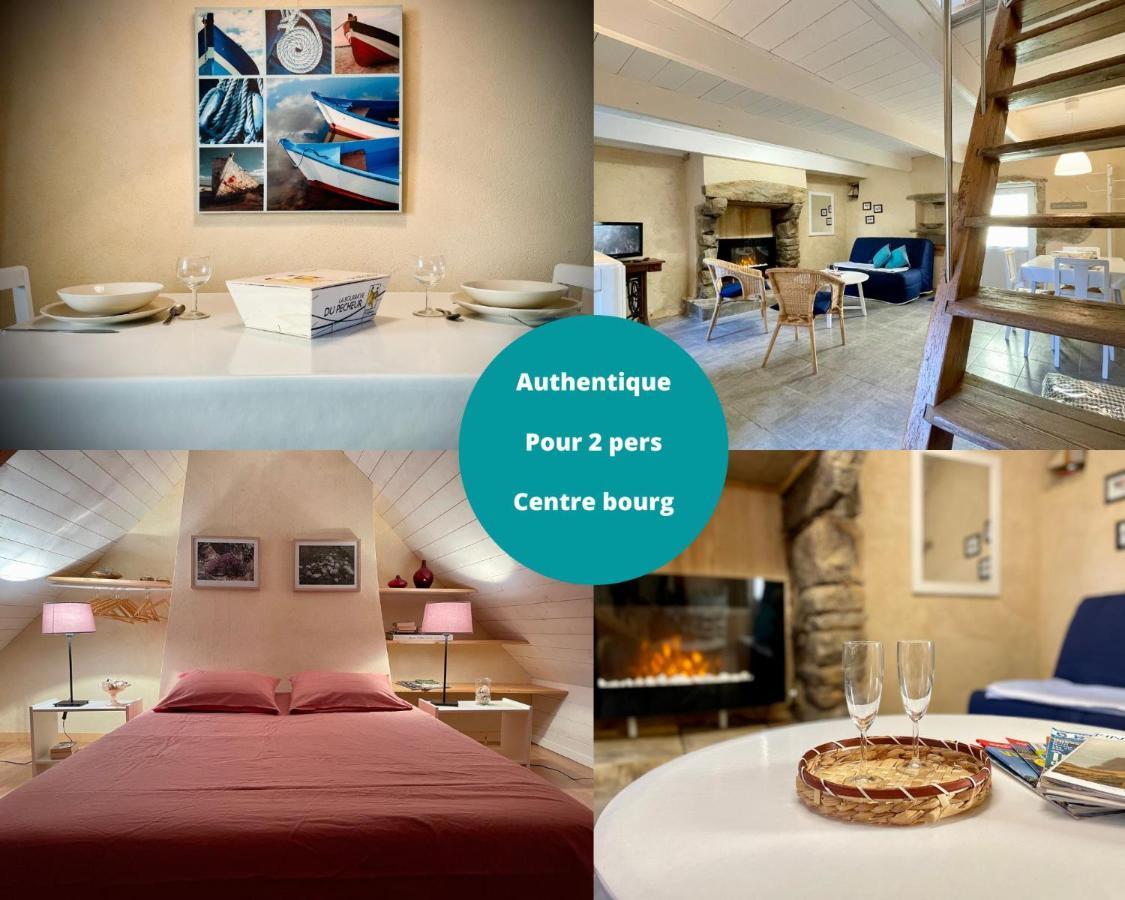 Authentique Penty Au Coeur Du Bourg Apartment Roscanvel Bagian luar foto